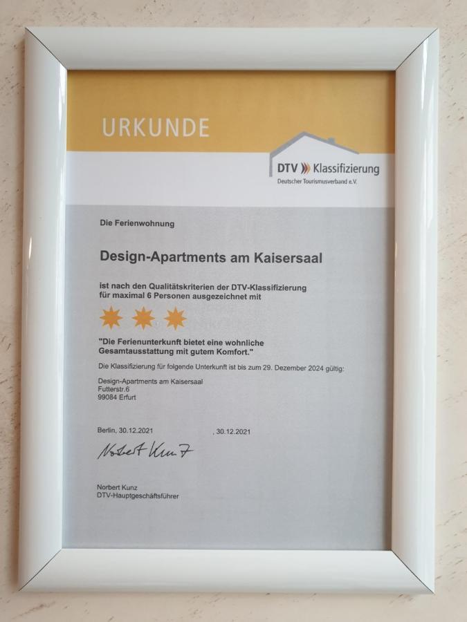Design-Apartments Am Kaisersaal Erfurt Buitenkant foto